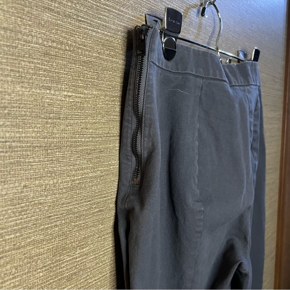 Everlane Slate Gray The Side Zip Stretch Cotton Work Career Pants Size 8 - Picture 8 of 16